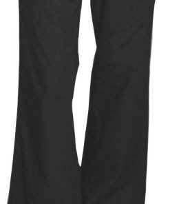 Stretchable Pant 2 side pockets flare leg waistband with drawstring and elastic both ladies in 35% Cotton 63% Polyester 2% Spandex
