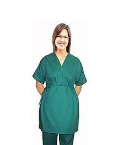 New style maternity top v neck 2 pocket half sleeve with side tieable